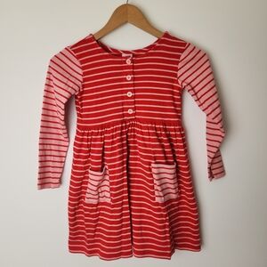 Hanna Andersson Striped Dress 6/7